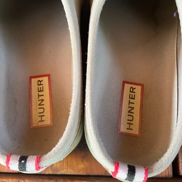 Hunter White Slip-On Rain Clog - Picture 4 of 6